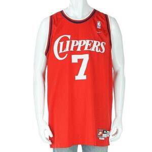 Nike LA Los Angeles Clippers Lamar Odom 7 Stitched Sewn NBA Basketball Jersey XL